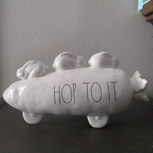 Rae Dunn Artisan Magenta Easter decor